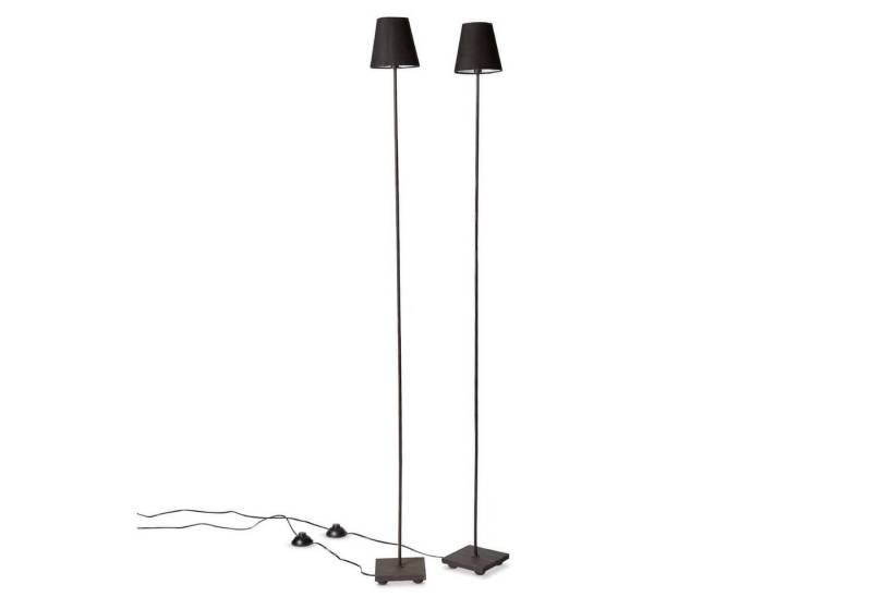 Mirabeau Stehlampe Stehlampe 2er Set Tacoma schwarz von Mirabeau