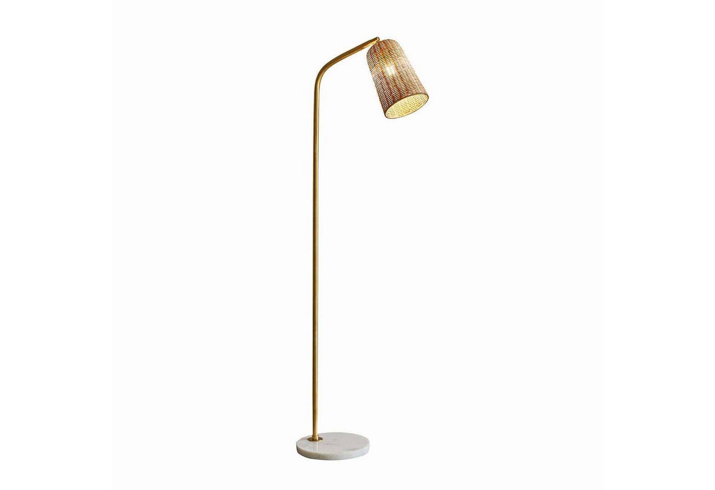 Mirabeau Stehlampe Stehlampe Anglemont beige/messing von Mirabeau