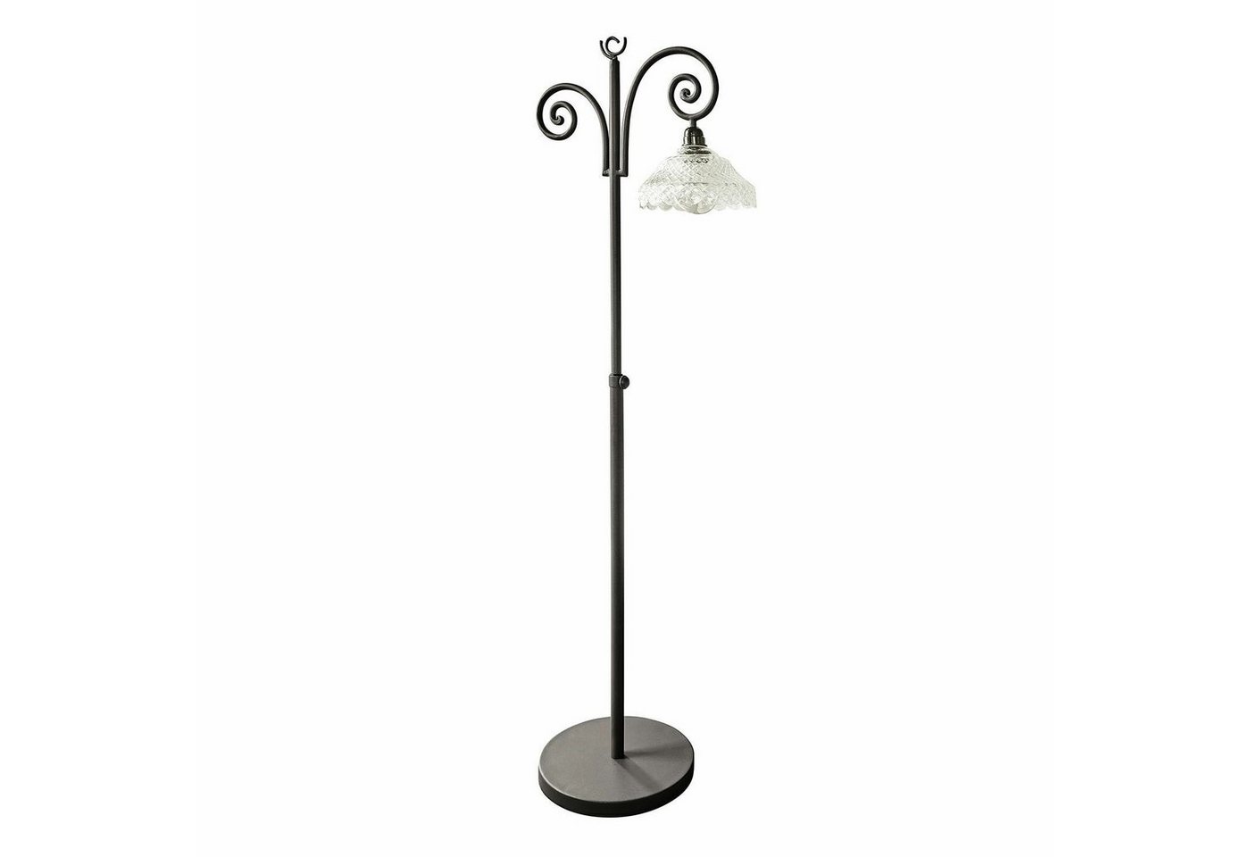 Mirabeau Stehlampe Stehlampe Irvington grau/klar von Mirabeau