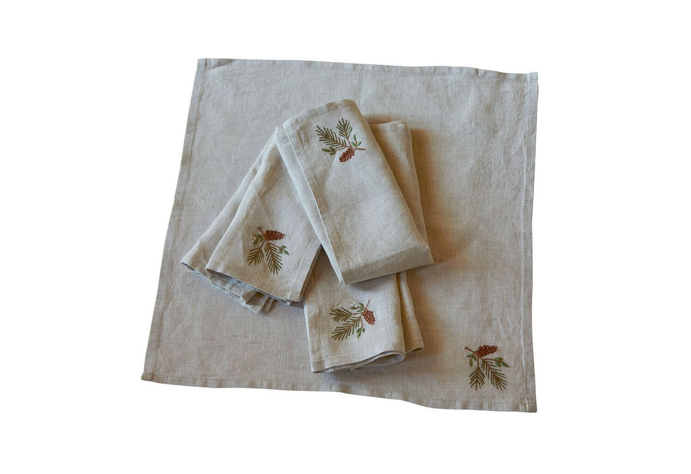 Mirabeau Stoffserviette Serviette 4er Set Arlida beige Mirabeau Stoffserviette Serviette 4er Set Arlida beige von Mirabeau