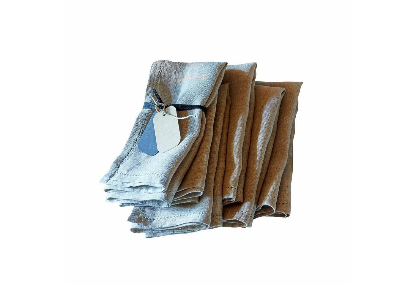 Mirabeau Stoffserviette Serviette 6er Set Fibi leinen von Mirabeau