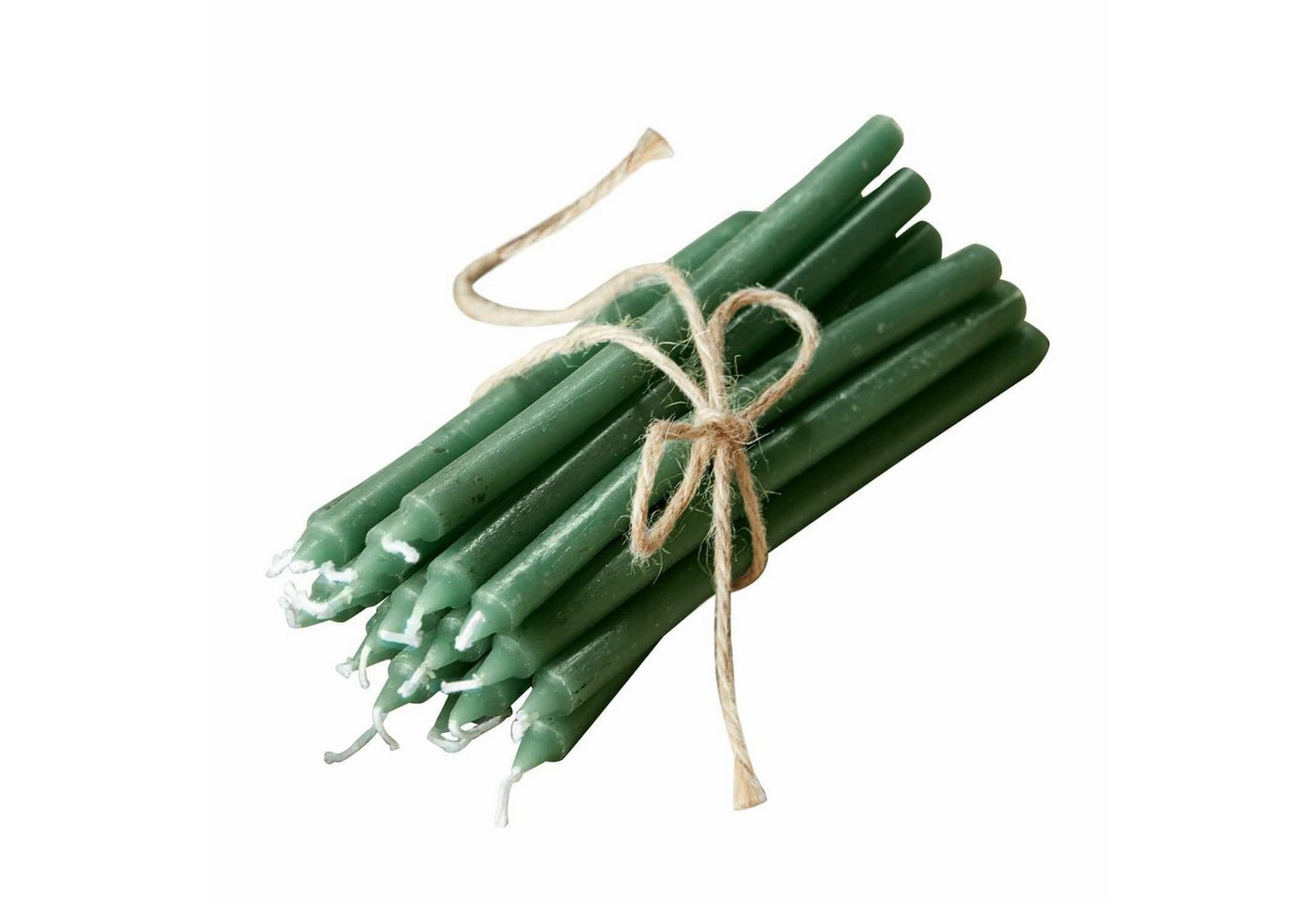 Mirabeau Stumpenkerze Kerze 20er Set Lysarion grün von Mirabeau
