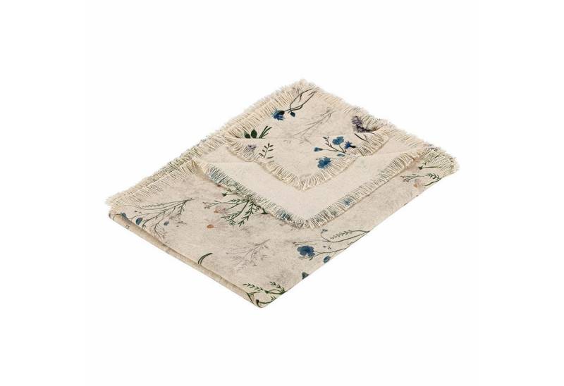 Mirabeau Tagesdecke Plaid Cabinda creme/bunt von Mirabeau