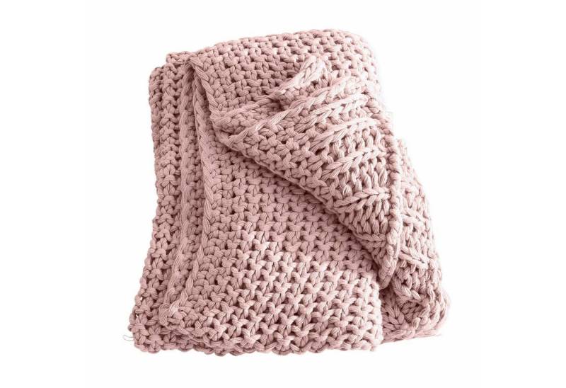 Mirabeau Tagesdecke Plaid Plixoren rosa von Mirabeau