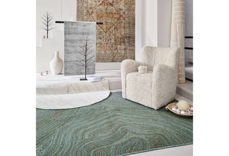 Mirabeau Teppich Teppich Omelun braun/grün, rechteckig, Höhe: 140.0 mm von Mirabeau