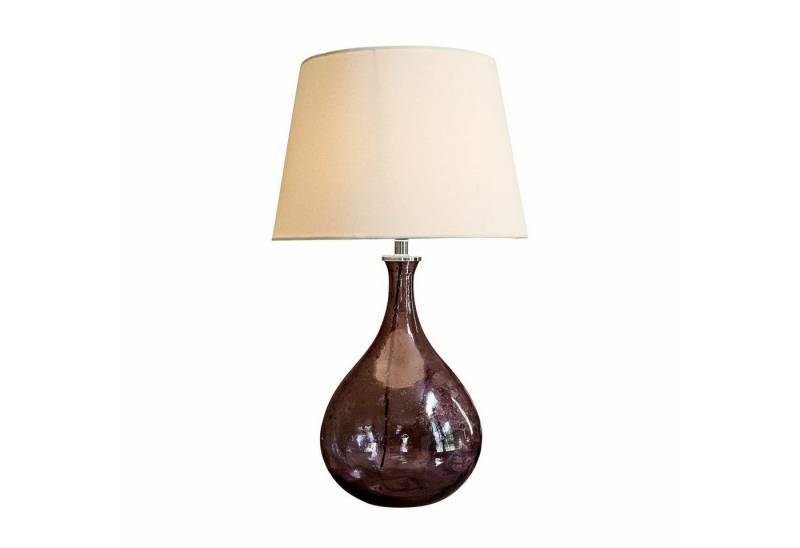Mirabeau Tischleuchte Tischlampe Calandor lila/weiß von Mirabeau