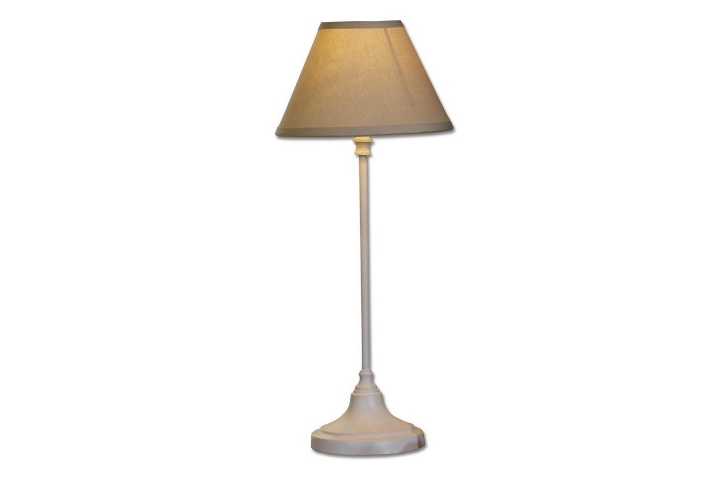 Mirabeau Tischleuchte Tischlampe Swindon beige/antikweiß von Mirabeau