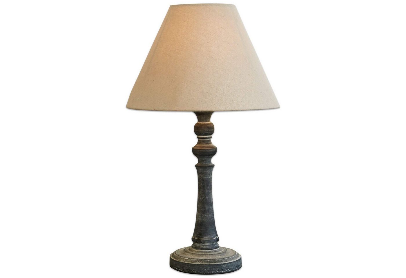 Mirabeau Tischleuchte Tischlampe Withby beige/antikgrau von Mirabeau
