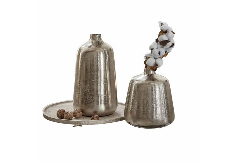 Mirabeau Tischvase Vase 2er Set Orabela silber von Mirabeau