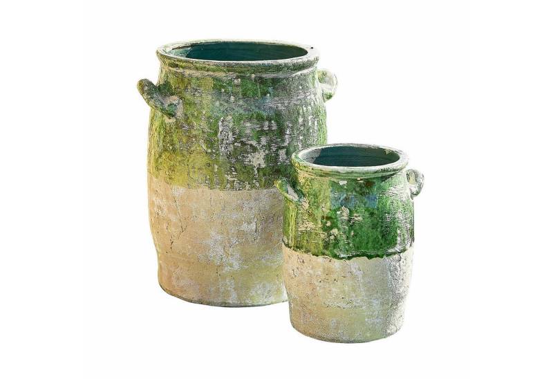 Mirabeau Tischvase Vase 2er Set Reefton antikgrün Mirabeau Tischvase Vase 2er Set Reefton antikgrün von Mirabeau