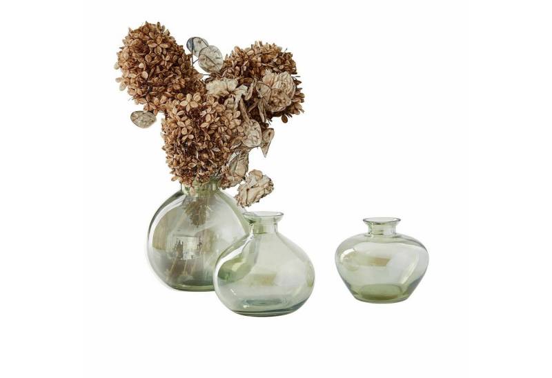 Mirabeau Tischvase Vase 3er Set Caleb grün von Mirabeau