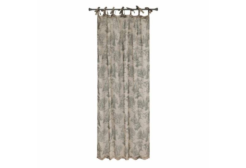 Mirabeau Vorhang Gardine Dedwen grau/leinen von Mirabeau