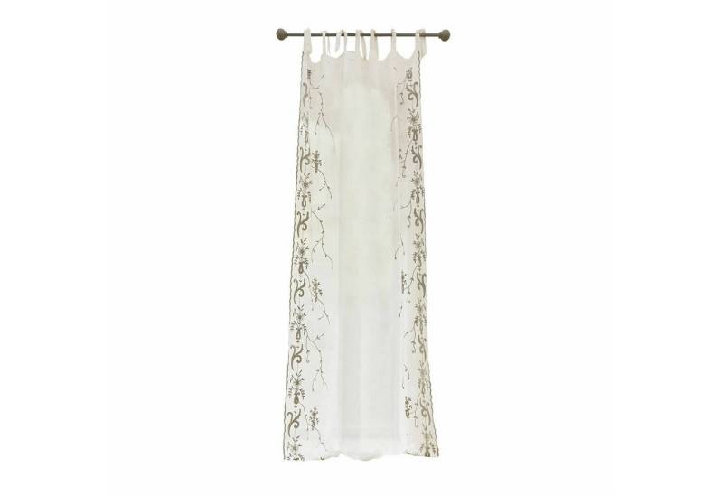 Mirabeau Vorhang Gardine Thalindriel weiß/grau von Mirabeau