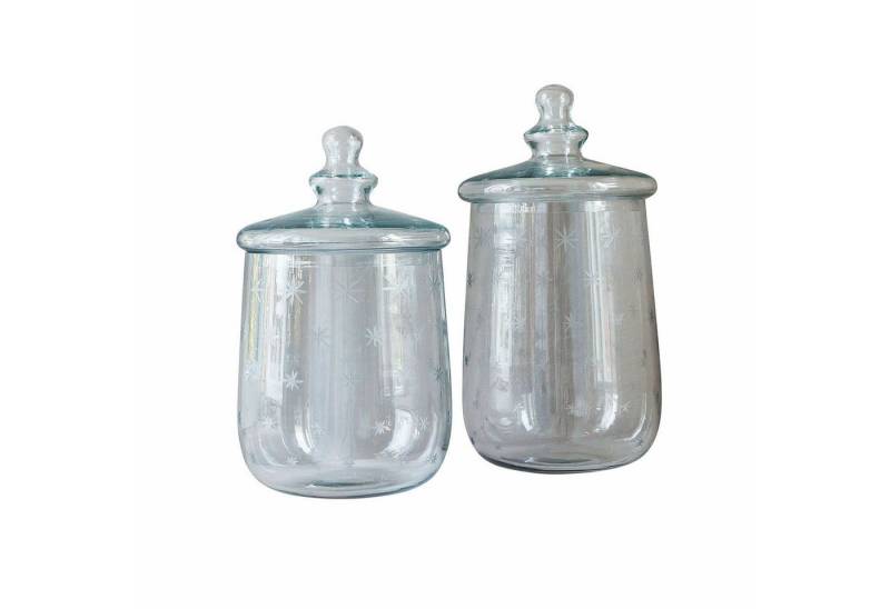 Mirabeau Vorratsdose Glasdose 2er Set Valerico klar, Glas von Mirabeau