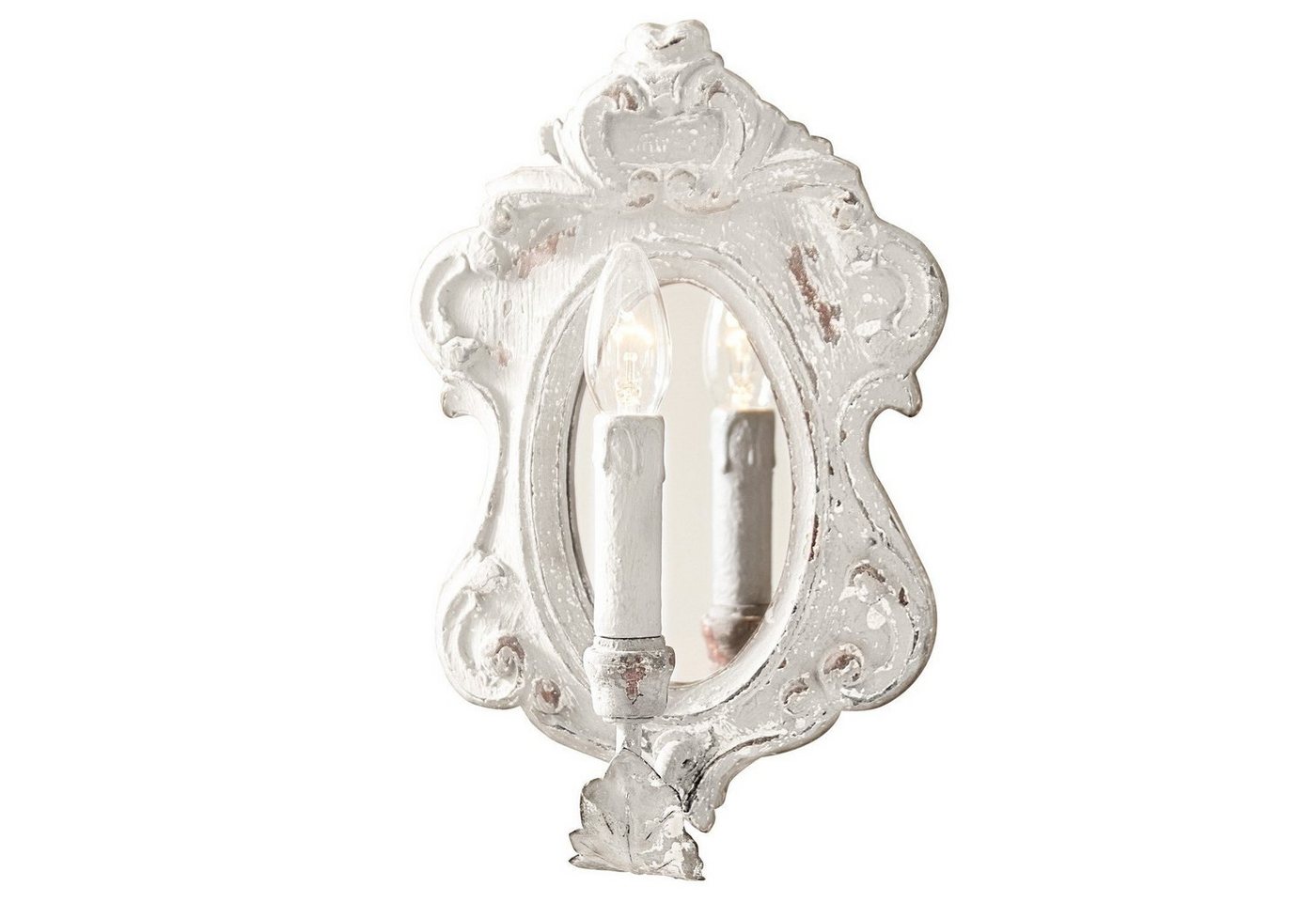 Mirabeau Wandleuchte Wandlampe Blanche creme von Mirabeau