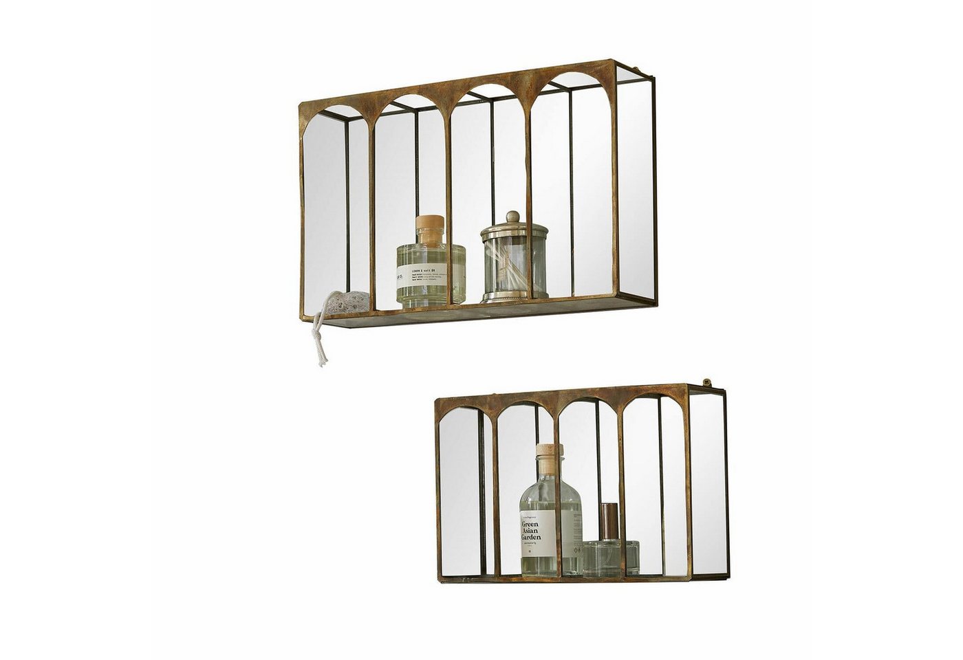 Mirabeau Wandregal Wandregal 2er Set Jaelani klar Mirabeau Wandregal Wandregal 2er Set Jaelani klar von Mirabeau