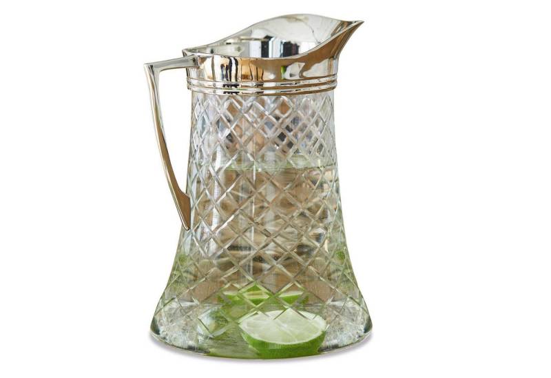Mirabeau Wasserkaraffe Krug Meloisey klar/silber von Mirabeau
