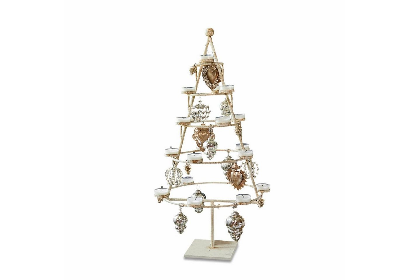 Mirabeau Weihnachtsfigur Deko-Baum Himeji antikcreme von Mirabeau