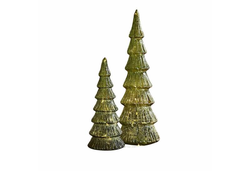 Mirabeau Weihnachtsfigur LED-Baum 2er Set Merrton grün (2er Set, 2er Set) von Mirabeau