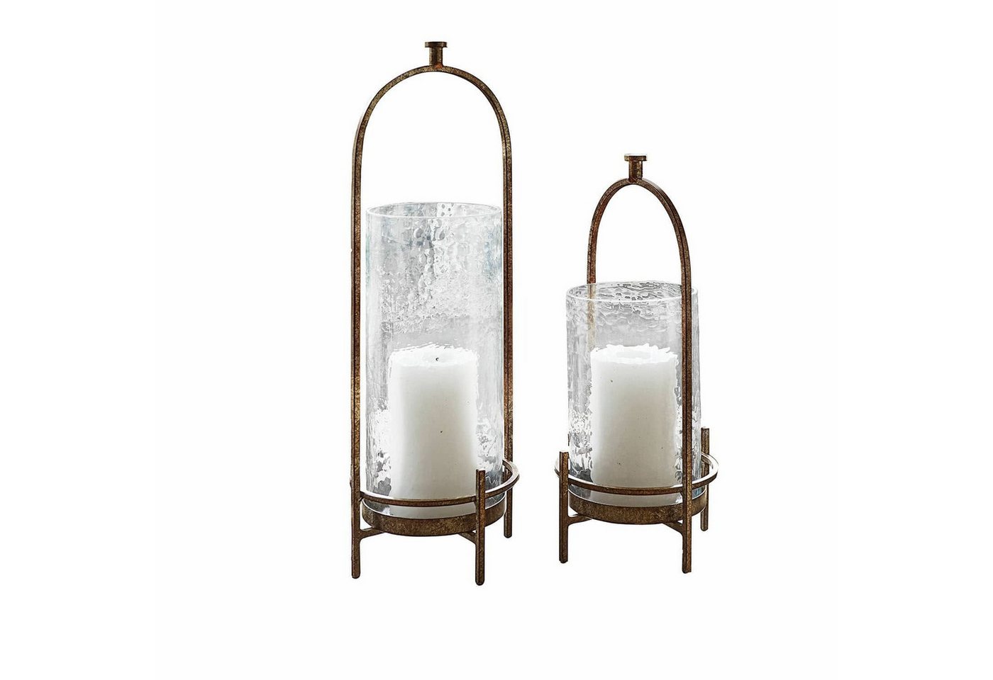 Mirabeau Windlicht Windlicht 2er Set Aquivar antikbronze/klar Mirabeau Windlicht Windlicht 2er Set Aquivar antikbronze/klar von Mirabeau