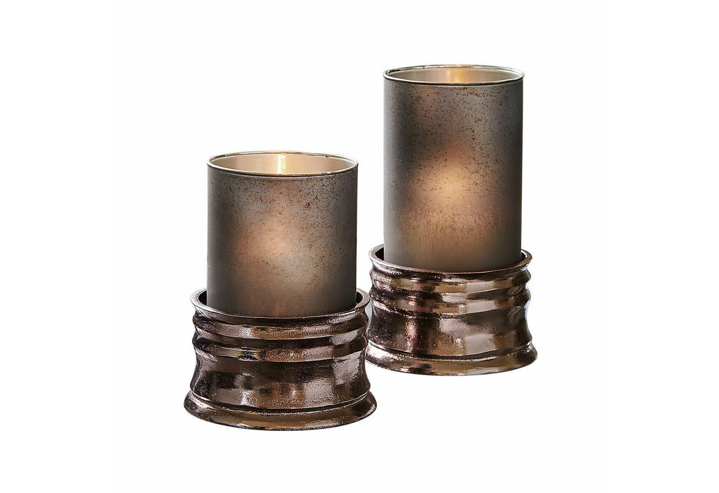 Mirabeau Windlicht Windlicht 2er Set Eirun blau/silber (2er Set, 2er Set) Mirabeau Windlicht Windlicht 2er Set Eirun blau/silber (2er Set, 2er Set) von Mirabeau