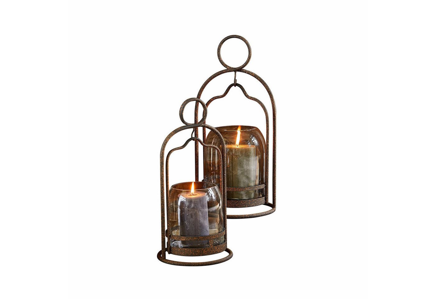 Mirabeau Windlicht Windlicht 2er Set Émilisse antikbraun Mirabeau Windlicht Windlicht 2er Set Émilisse antikbraun von Mirabeau