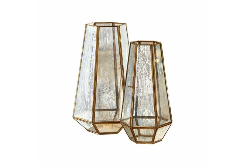 Mirabeau Windlicht Windlicht 2er Set Mouniza messing von Mirabeau