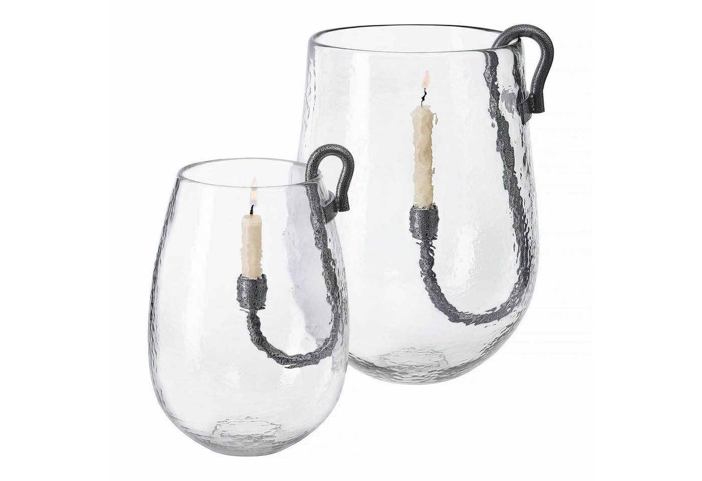 Mirabeau Windlicht Windlicht 2er Set Vermand klar/schwarz Mirabeau Windlicht Windlicht 2er Set Vermand klar/schwarz von Mirabeau