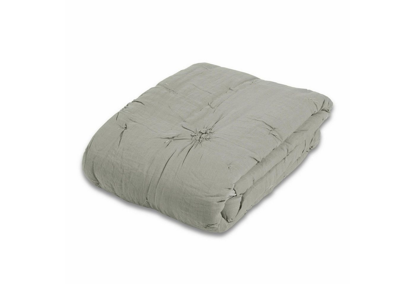 Tagesdecke Quilt Millis grau, Mirabeau von Mirabeau