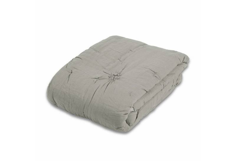 Mirabeau Tagesdecke Quilt Millis grau von Mirabeau