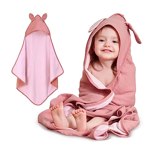 Baby Badetuch mit Kapuze Kapuzenhandtücher Kinder Jungen Mädchen 85x85cm Baby Badetuch mit Kapuze Kapuzenhandtücher Kinder Jungen Mädchen 85x85cm von Miracle Baby