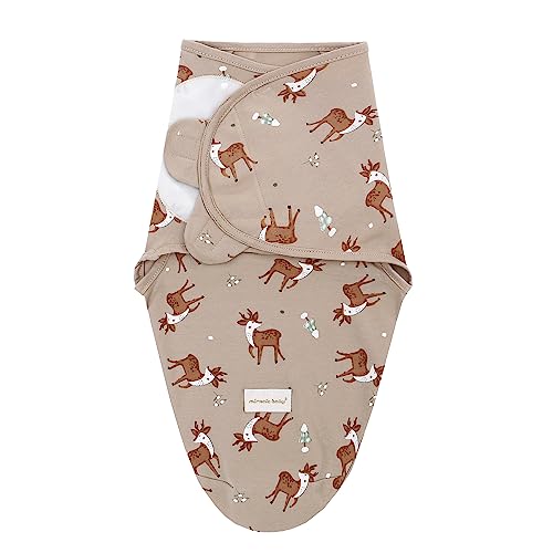 Baby Pucktuch Babydecke 100% Baumwolle Baby Pucksack Puckschlafsack Geschenkset für Junge Mädchen Unisex Neugeboren (Giraffe, S) von Miracle Baby