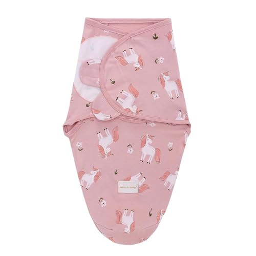 Pucktuch Pucksack Baby 0-3 3-6 Monate Puckschlafsack Pucktücher Sommer Baumwolle für Junge Mädchen Neugebore Unisex von Miracle Baby