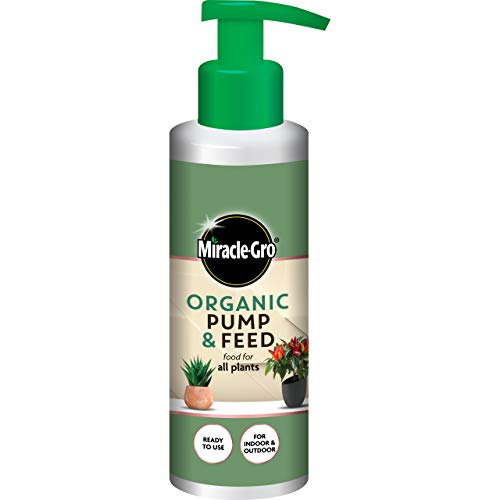 Miracle-Gro Bio Pump & Feed Flüssiges Zimmerpflanzenfutter, 200 ml, Grün von Miracle-Gro