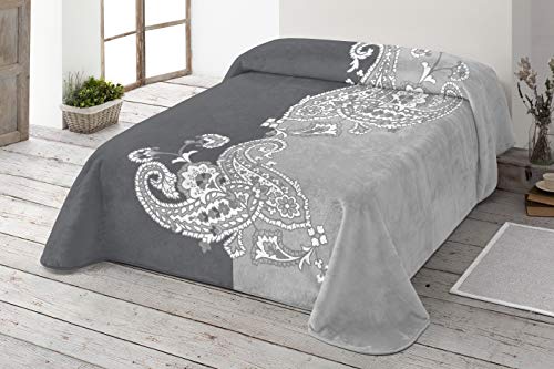 Miracle Home 10218 Kuscheldecke, grau, 220 x 240 cm, 160 x 220 von Miracle Home