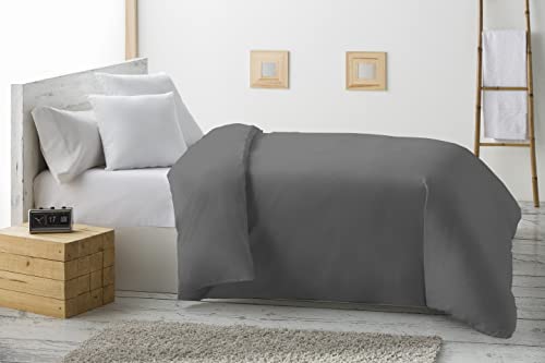 Miracle Home Bettbezug, Grau, 180 x 240 cm von Miracle Home