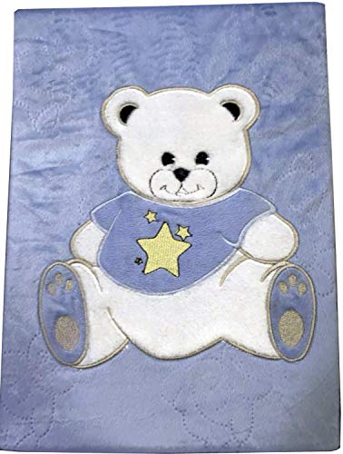 Miracle Home Decke Stern, Blau, 80 x 110 cm von Miracle Home