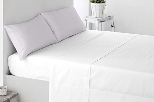 Miracle Home Kissenbezug, weich und bequem, zweiteilig, Baumwolle, 50% Polyester, ekrü, Bett 135 cm von Miracle Home