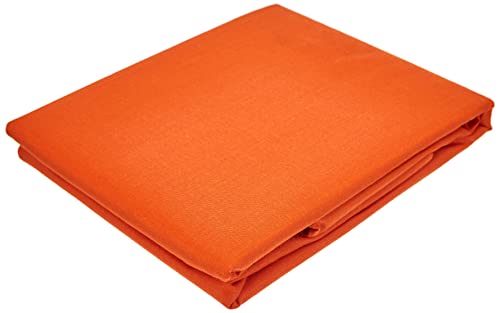 Miracle Home Kissenbezug, weich und bequem, 50% Baumwolle, Orange, für 150 cm Bett von Miracle Home