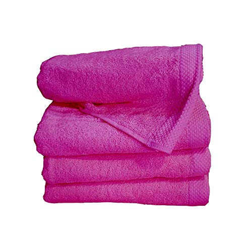 Miracle Home Handtuch Nilo 100x150 100% Baumwolle, Fuchsia von Miracle Home