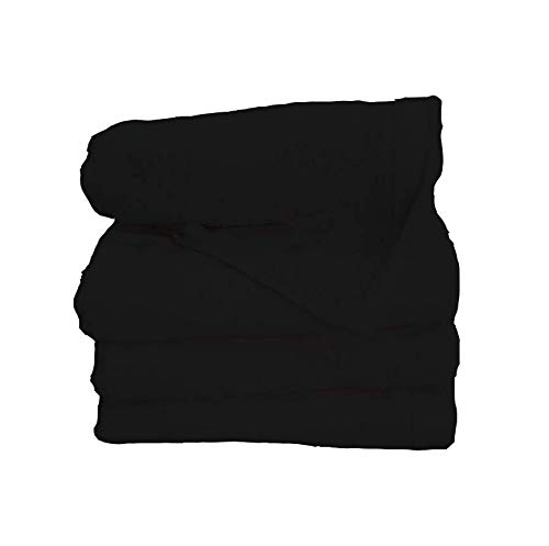 Miracle Home Nilo Handtuch 70 x 140 100% Baumwolle 70X140 Schwarz von Miracle Home