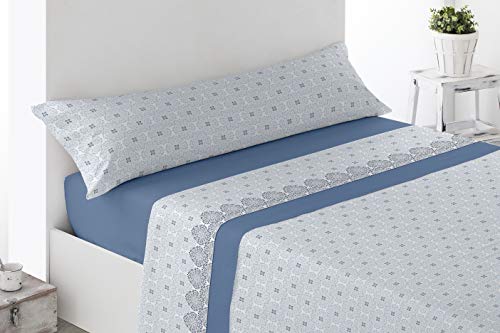 Miracle Home Pirineo Charilla, Blau, 105 x 200 cm von Miracle Home