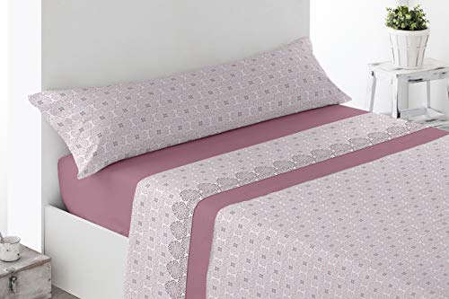 Miracle Home Pirineo Charilla, Rosa, 105 x 200 cm von Miracle Home