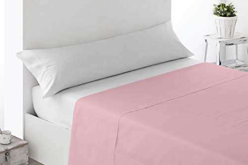 Miracle Home. Bettlaken, weich und bequem, 100% gebürstete Mikrofaser, knitterfrei und Anti-Peeling, 260 x 270 cm, Bett 180 cm, Rosa Miracle Home. Bettlaken, weich und bequem, 100% gebürstete Mikrofaser, knitterfrei und Anti-Peeling, 260 x 270 cm, Bett 180 cm, Rosa von Miracle Home