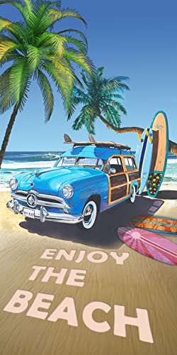 Miracle Home. Enjoy The Beach, 100% Polyester, 95 x 175 cm, 11758 von Miracle Home
