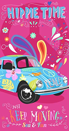 Miracle Home. Microfiber Beach Towel Hippie, 100% Poliéster, 75 X 145 cm. Rosa. 11808 Miracle Home. Microfiber Beach Towel Hippie, 100% Poliéster, 75 X 145 cm. Rosa. 11808 von Miracle Home