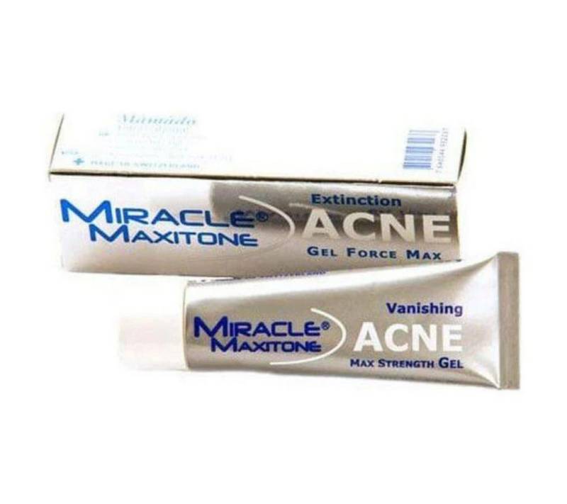 Miracle Maxitone Schönheitskissen Miracle Maxitone Vanishing Acne Max Strength Gel 30ml von Miracle Maxitone