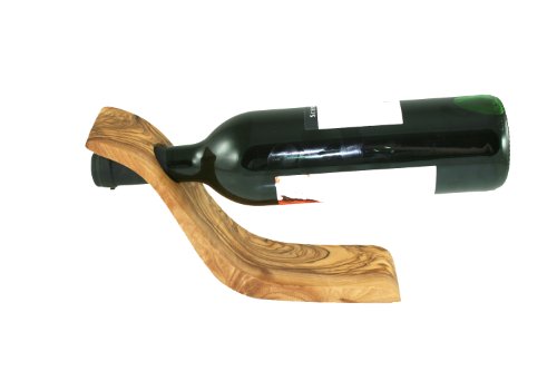 D.O.M. Weinflaschenhalter "Welle" aus Olivenholz D.O.M. Weinflaschenhalter "Welle" aus Olivenholz von D.O.M. Die Olivenholz Manufaktur
