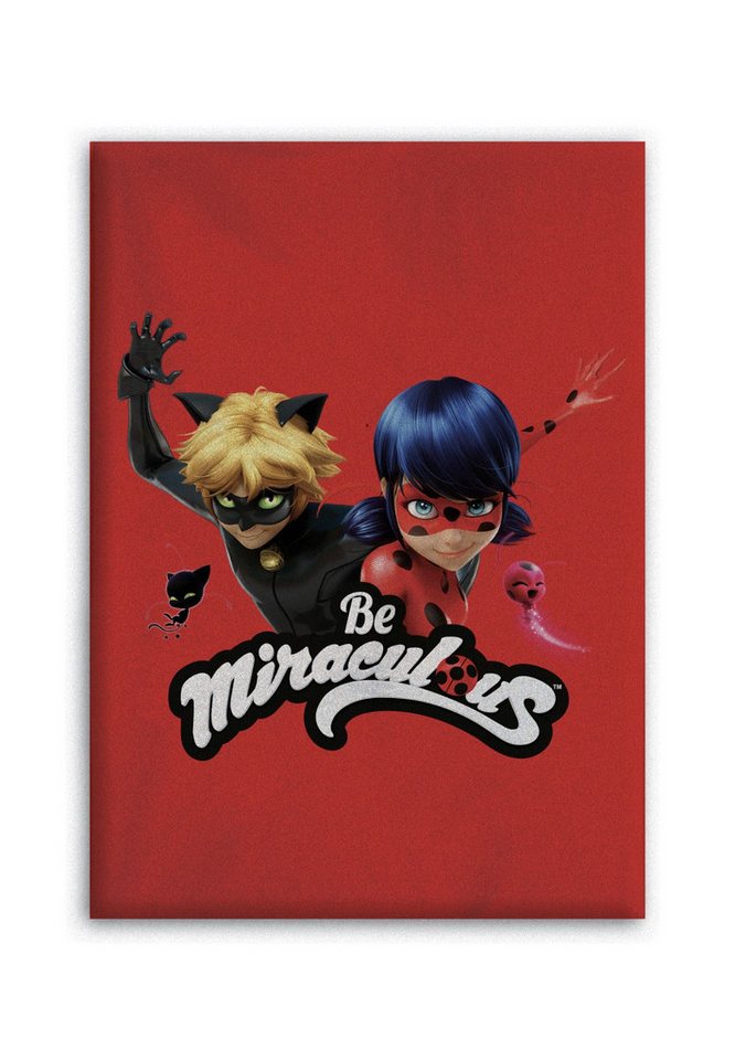 Kinderdecke Kuscheldecke – Weiche Fleecedecke für Kinder, 140 x 100 cm, Miraculous - Ladybug von Miraculous - Ladybug