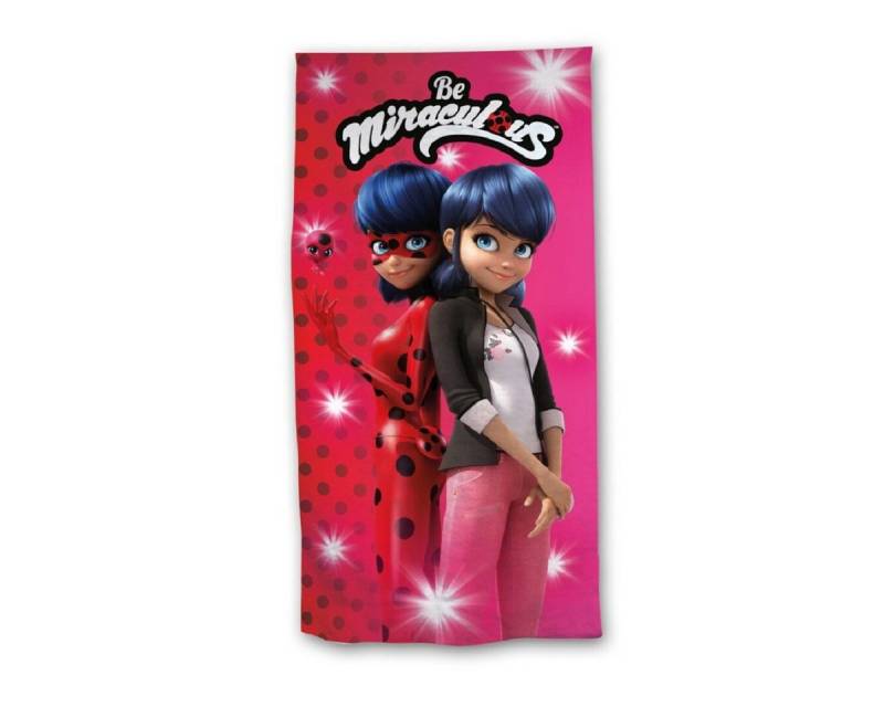Miraculous - Ladybug Strandtuch Badehandtuch – 70x140 cm aus weichem Polyester, (1-St) von Miraculous - Ladybug